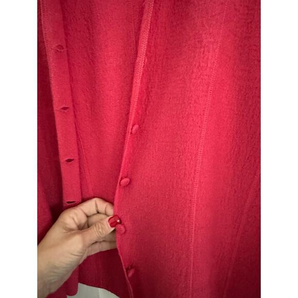 Talbots Women's Pink Button Front Cardigan Sweater Size Large 100% wool - Picture 5 of 8